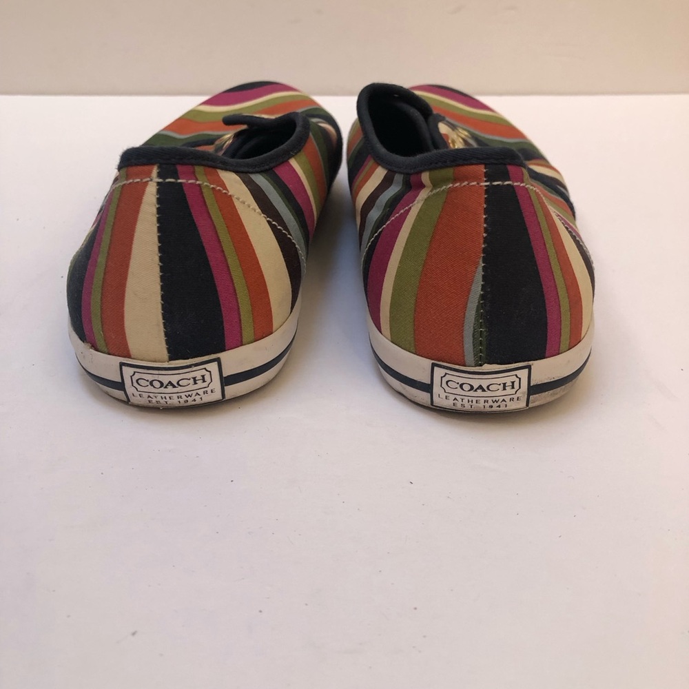 Women’s audrina Coach multicolor flats. Size 9 - Picture 3 of 7